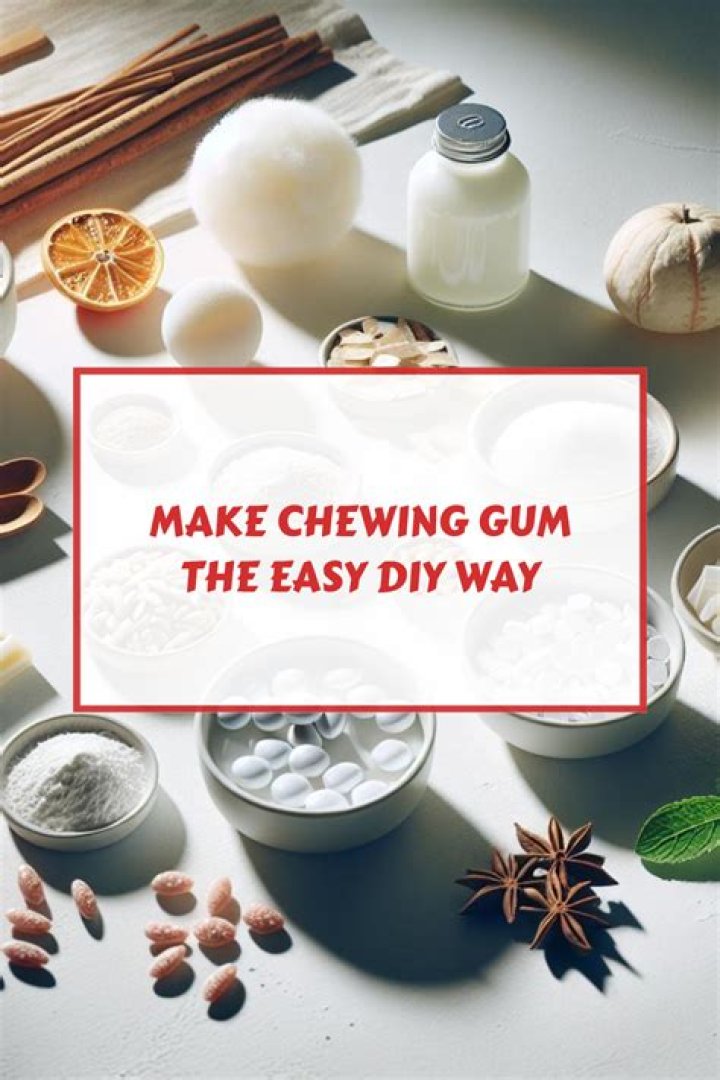 How to make your own chewing gum?