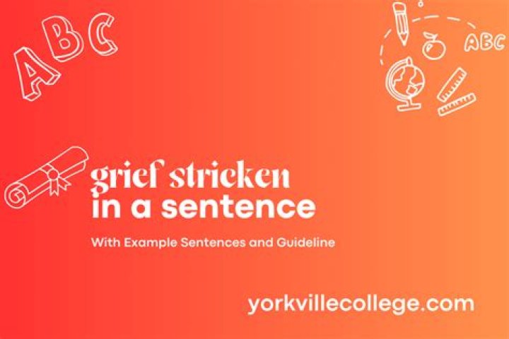How to use grief-stricken?