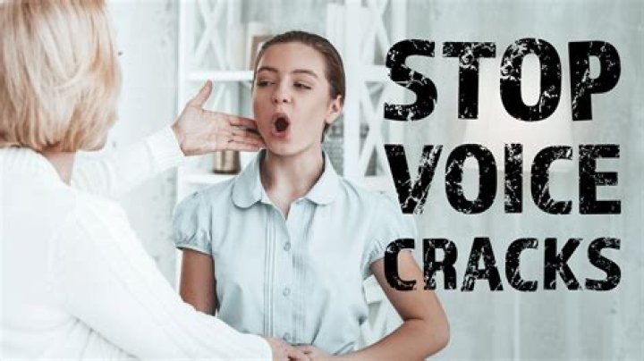 What is a cracky voice?