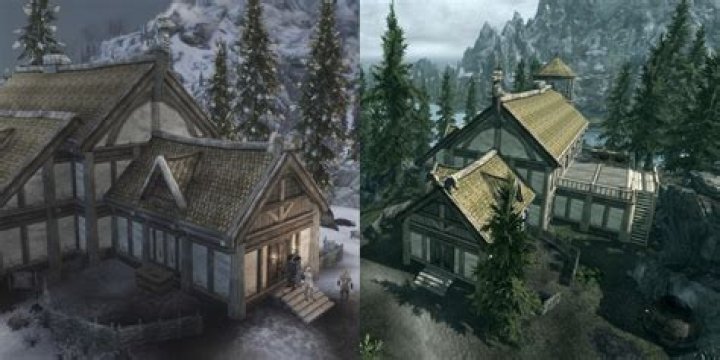 Where are the buildable houses in skyrim?